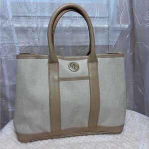 Tory Burch Brooke Canvas Tote Bag, NWT
